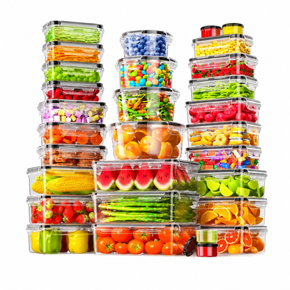 Set Premium de 50 Recipientes Herméticos